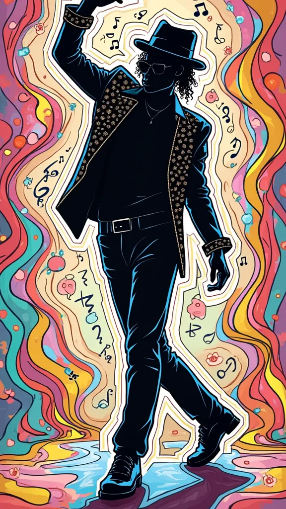 dancing michael jackson coloring pages